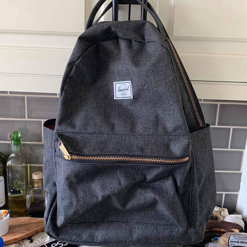 Herschel Nova Backpack, Black Crosshatch, Mid-Volume 18.0L